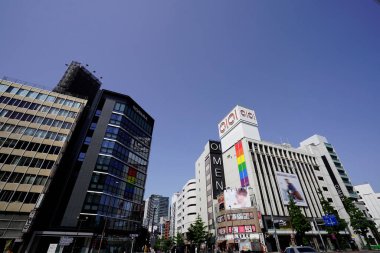 Tokyo şehir manzarasının gündüz manzarası, Japonya