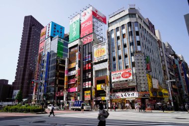 Tokyo şehir manzarasının gündüz manzarası, Japonya