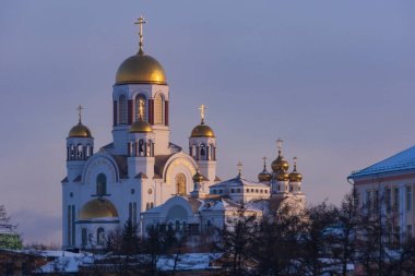Eski şehir tarihi mimarisinin görkemli manzarası 