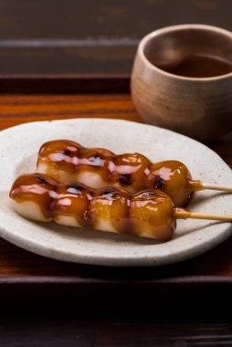 Geleneksel Japon yemekleri, yakın çekim manzarası.