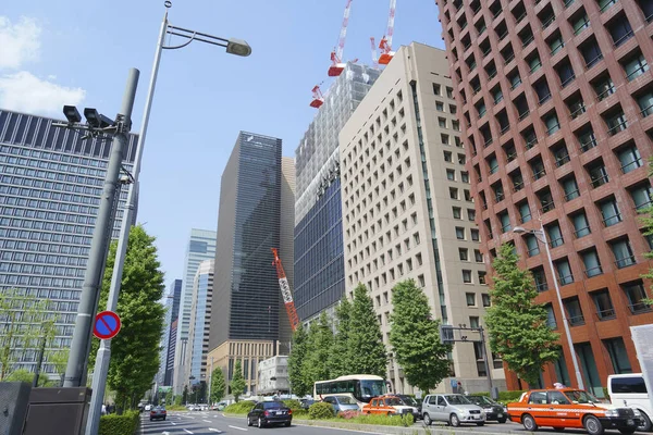 Cidade Moderna Tokyo Durante Dia Ensolarado Japão — Fotografia de Stock