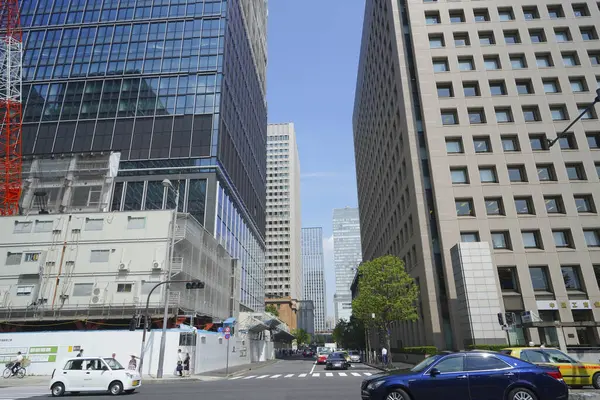 Modern Tokyo Stadsgezicht Tijdens Zonnige Dag Japan — Stockfoto