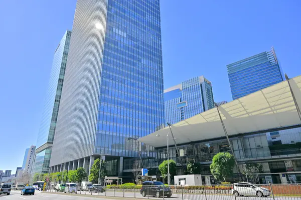Деловые Здания Токио Мидтаун Япония Дневной Обзор — стоковое фото