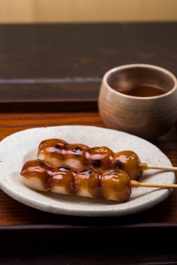 Lezzetli Asya yemekleri. Yakın çekim.