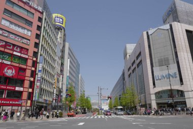 Tokyo, Japonya 'da şehir manzarası