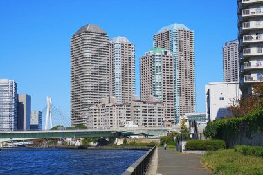 modern şehir mimarisi, Tokyo, Japonya 