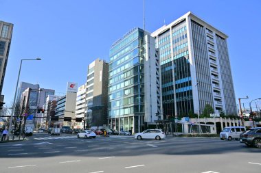 Tokyo, Japonya 'daki modern binalar