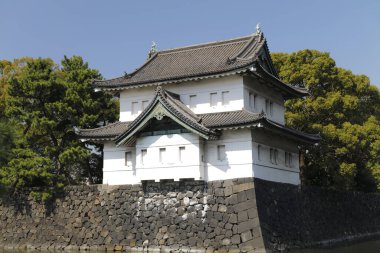 Tokyo, Japonya 'daki İmparatorluk Sarayı.