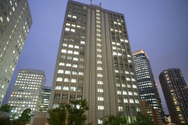 Tokyo Tower gece görünümü.
