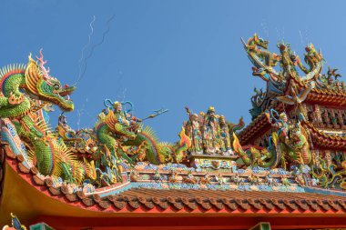 Eski şehir tarihi mimarisinin görkemli manzarası