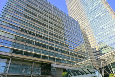 Asya şehrindeki modern binalar