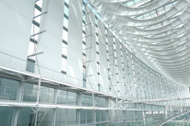 Tokyo Uluslararası Forumunun İçi Chiyoda City, Tokyo, Japonya