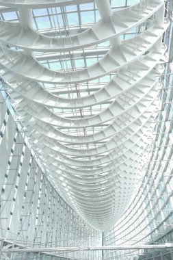 Tokyo Uluslararası Forumunun İçi Chiyoda City, Tokyo, Japonya
