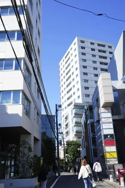 Arquitectura Moderna Ciudad Japonesa Vista Diurna — Foto de Stock