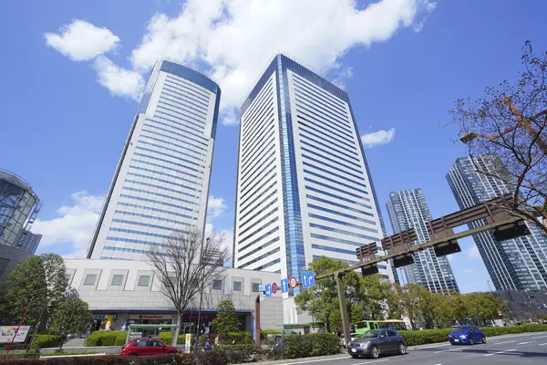 Vista Toyosu Center Buildings Tokyo Giappone — Foto Stock