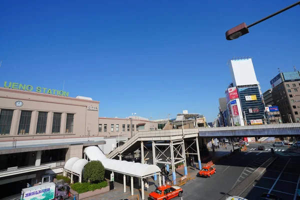 Ueno Station Ueno Eki Större Järnvägsstation Tokyos Tait Avdelning Japan — Stockfoto