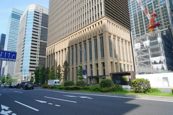 Modern Tokiói Városkép Napsütéses Napokon Japán — Stock Fotó