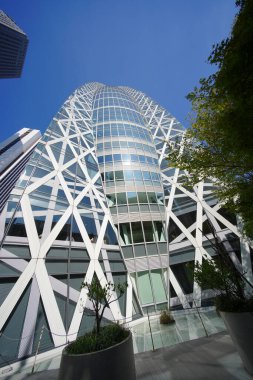 Mode Gakuen Koza Kulesi, modern şehir mimarisi Shinjuku, Tokyo, Japonya