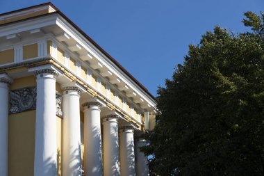 Şehir mimarisi dış arkaplan görüntüsü 