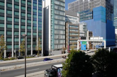 modern şehir mimarisi, Tokyo, Japonya 