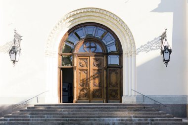 Şehir mimarisi dış arkaplan görüntüsü 