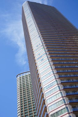 Gündüz vakti Tokyo City, Japonya 'da modern binalar