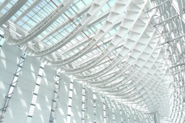 Tokyo Uluslararası Forumunun İçi Chiyoda City, Tokyo, Japonya