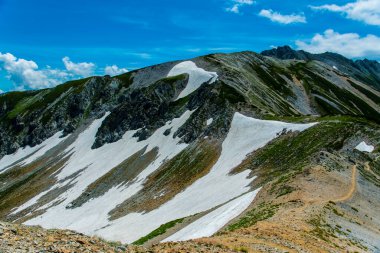 Dağların güzel manzarası 