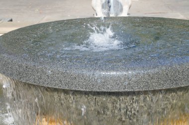 Detaylı çeşmeden akan su, yakından geliyor..