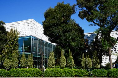 Shibuya, Tokyo, Japonya-5 Kasım 2019: Daikanyama 'daki TSUTAYA kitapları: TSUTAYA tarafından yönetilen şık bir kitapçı  