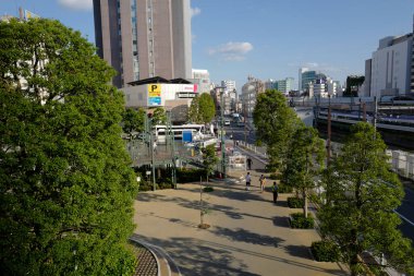 şehir arkaplanı, modern şehir mimarisi görünümü 