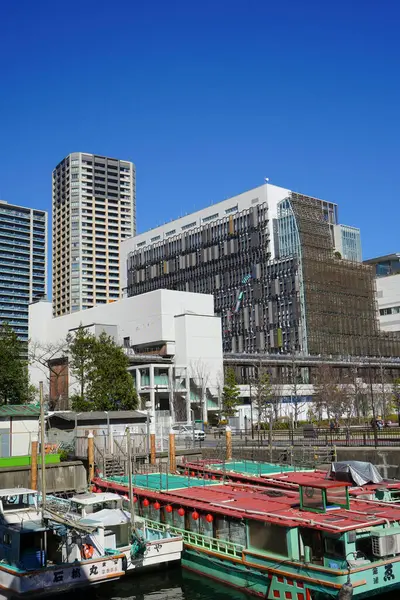 Arquitectura Moderna Distrito Ciudad Tokio Japón — Foto de Stock