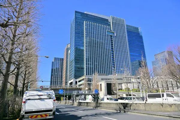 Edifícios Negócios Tóquio Midtown Japão Vista Diurna — Fotografia de Stock