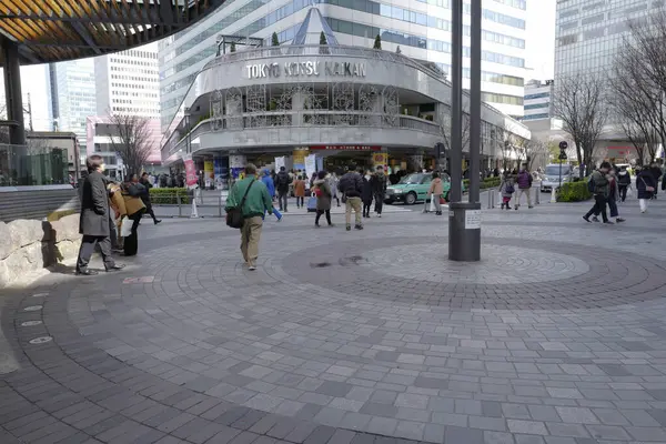 Дневной Обзор Современной Архитектуры Токио Япония — стоковое фото