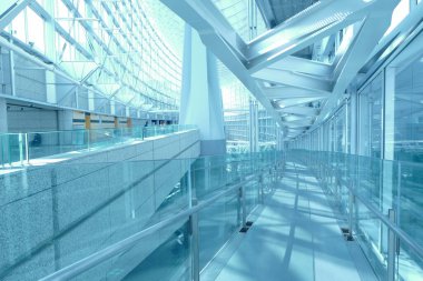 Tokyo Uluslararası Forumunun İçi Chiyoda City, Tokyo, Japonya