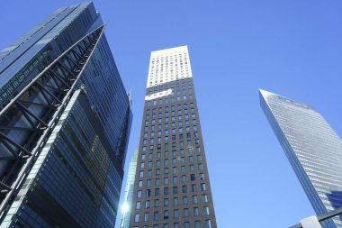 Japonya 'daki modern gökdelenlerin manzarası