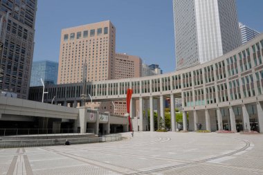 Şehirdeki modern binalar, mimari konsepti