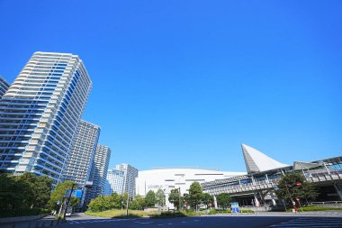 Şehirdeki modern binalar, mimari konsepti