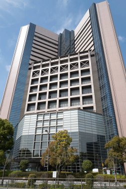 Şehirdeki modern binalar, mimari konsepti