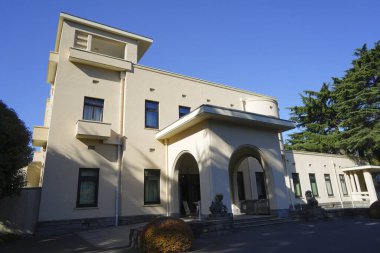 Tokyo Metropolitan Gençlik Sanatları Müzesi cephesi, Tokyo, Japonya