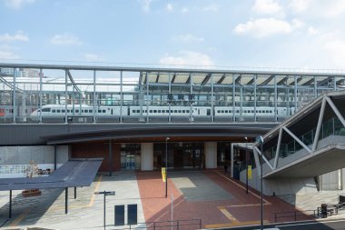 Tokyo, Japonya 'daki tren manzarası.. 