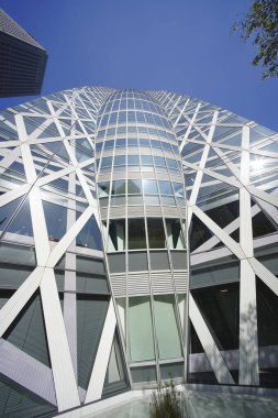 Mode Gakuen Koza Kulesi, modern şehir mimarisi Shinjuku, Tokyo, Japonya