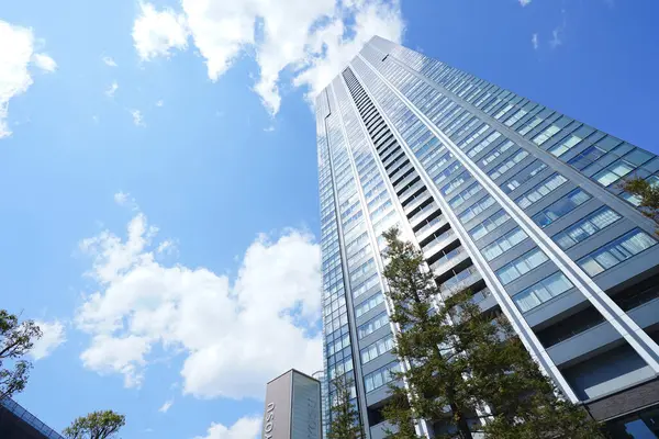 view of modern building in Tokyo, Japan