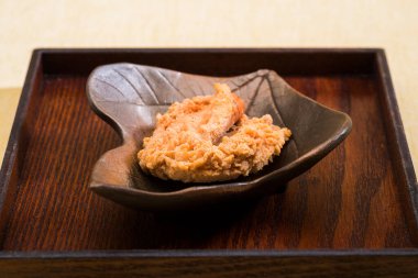 Geleneksel Japon yemekleri, yakın çekim manzarası.