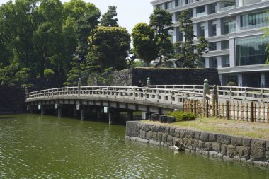 Köprüden göl manzarası, gündüz manzarası.