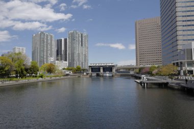 Tokyo, Japonya 'da şehir manzarası