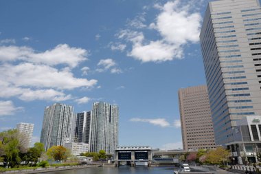 Tokyo, Japonya 'da şehir manzarası