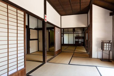 Japon geleneksel ahşap evi..