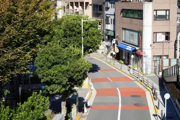 Japon Şehrinin Modern Mimarisinin Gündüz Görüşü — Stok fotoğraf