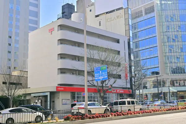 Tokyo caddesi, yol ve ofis binaları, Japonya 